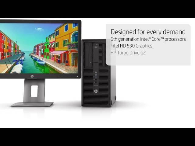 HP EliteDesk 800 G2 TWR Product 30 sec Demo