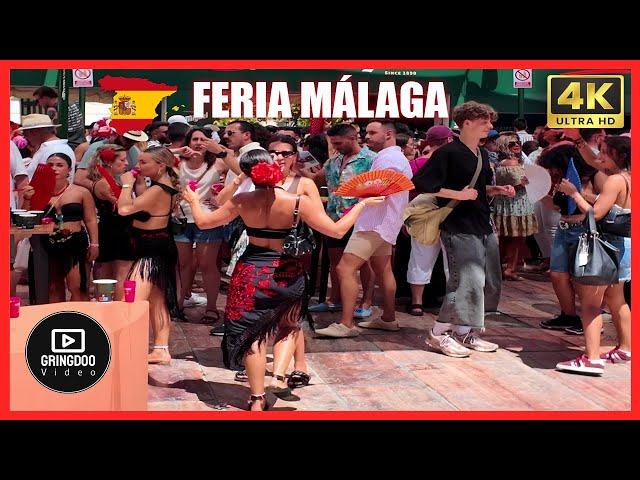 Feria de Malaga 2024: Stunning Summer Festival in Spain | Costa del Sol 4K | Andalucía