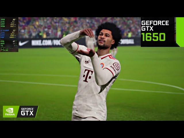 eFootball 2025 | GTX 1650 | 1080p Maximum Graphics Settings Tested