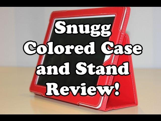 Snugg Colored Leather Case and Stand Review!