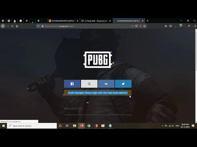 [POC] PUBG Password Reset Link Not Expire after Email Change | #bugbounty #bugbountytips #POC #pubg