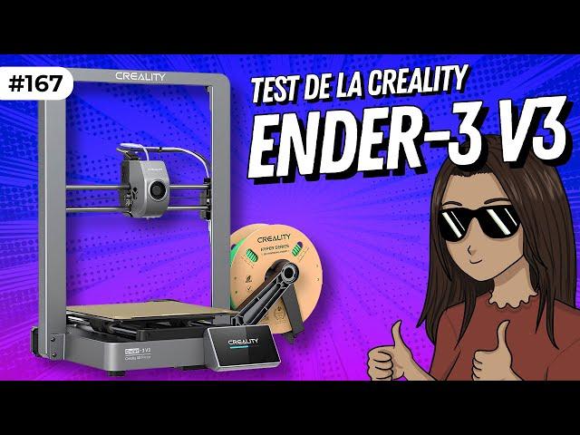 La ENDER3 V3  de chez CREALITY : LE TEST !! et résultat concours Grossiste 3D !! 