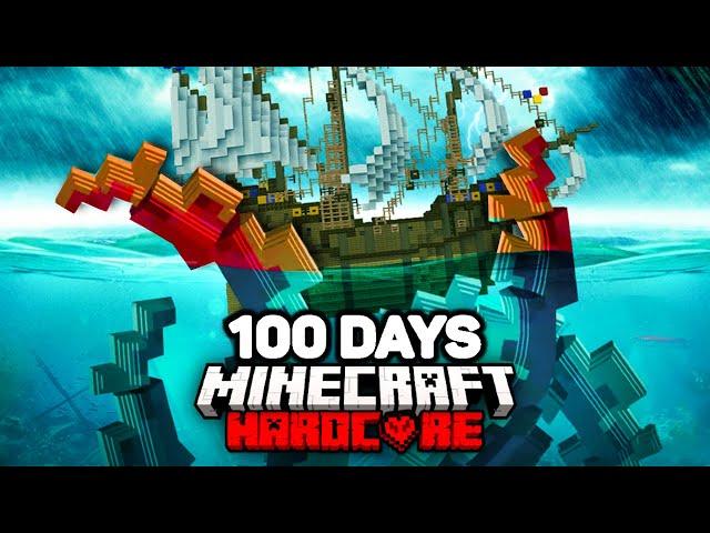 I Survived 100 Days in the BERMUDA TRIANGLE in Minecraft Hardcore!