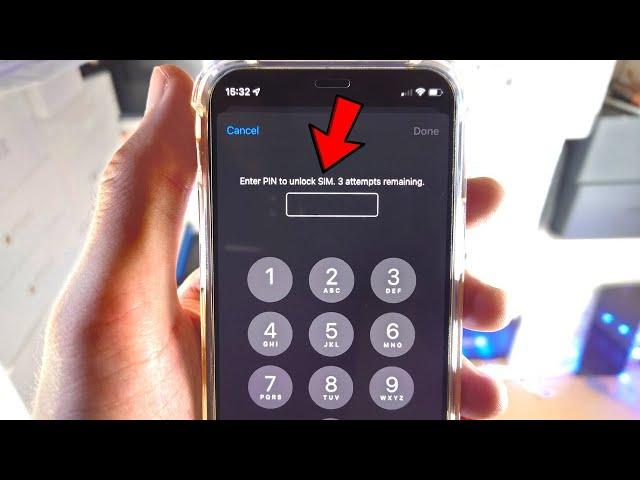 ANY iPhone How To Unlock SIM Card & REMOVE PIN!