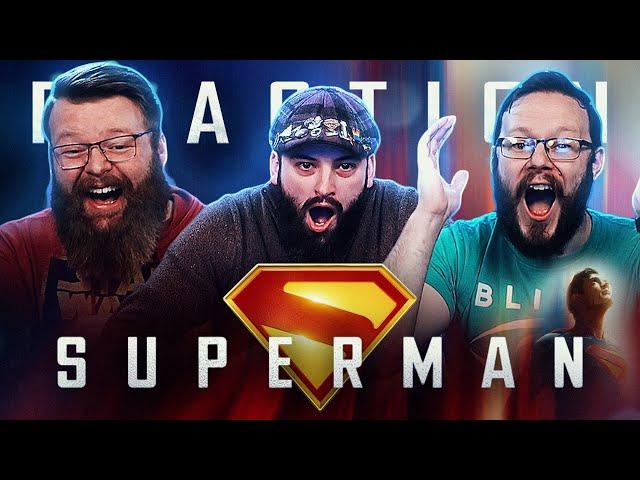 Superman | Official Teaser Trailer REACTION!!