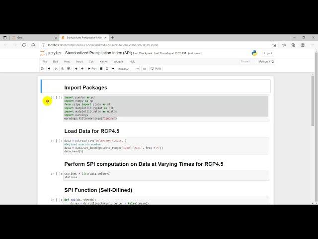 How to compute standard precipitation index based on multiple stations using python "สอนคำนวณ SPI"