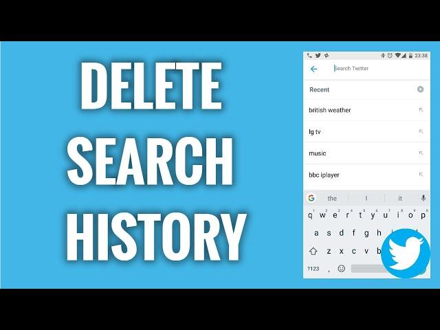 How To Delete Twitter Search History On Mobile