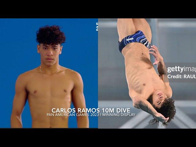 10 Meters Platform DIVES of CARLOS DANIEL RAMOS of Cuba I Pan American Games Santiago 2023