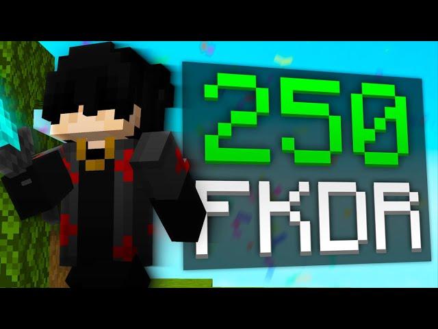 I Got 250 FKDR In Bedwars!