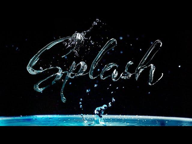 Liquid Splash Text Effect in Photoshop