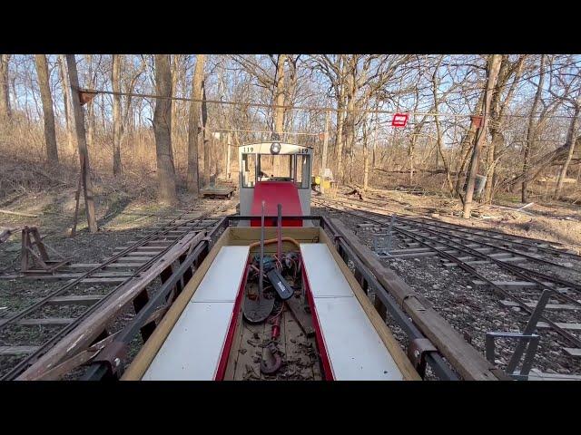 First ride on the RRVT railway in 2024