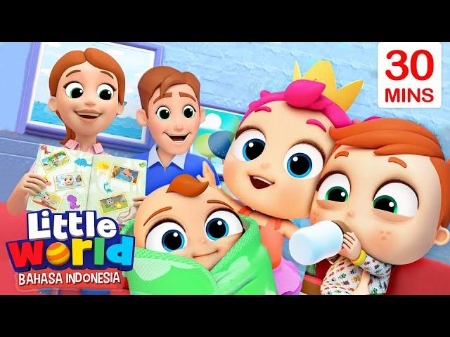 Lucunya Foto Keluarga Baby John! | Kartun Anak | Little World Bahasa Indonesia