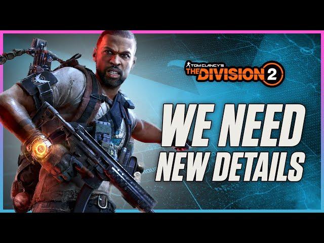 This Is One Of The MOST IMPORTANT UPDATES For The Division 2...