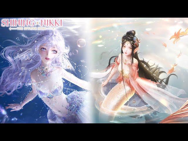 Shining Nikki - Tiên Cá MR & UR | Mermaid Comparison