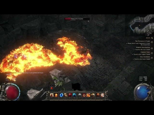 Warbringer Mace Strike Screen Clear + HotG/Perfect Strike Build