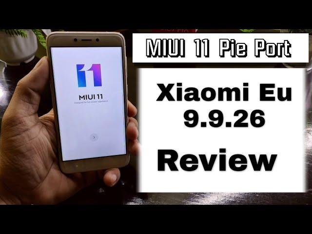 Download MIUI 11 Pie Port for Redmi 4X/4 (santoni) Review | Xiaomi Eu 9.9.26