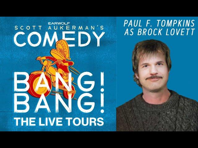 Brock Lovett (Paul F. Tompkins) and his journey to find the Holy Grail | Comedy Bang Bang Live