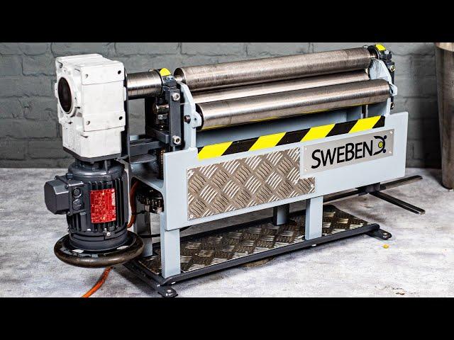 DIY Sheet Metal Bender Machine - Making  Metal Rolling Machine in home workshop