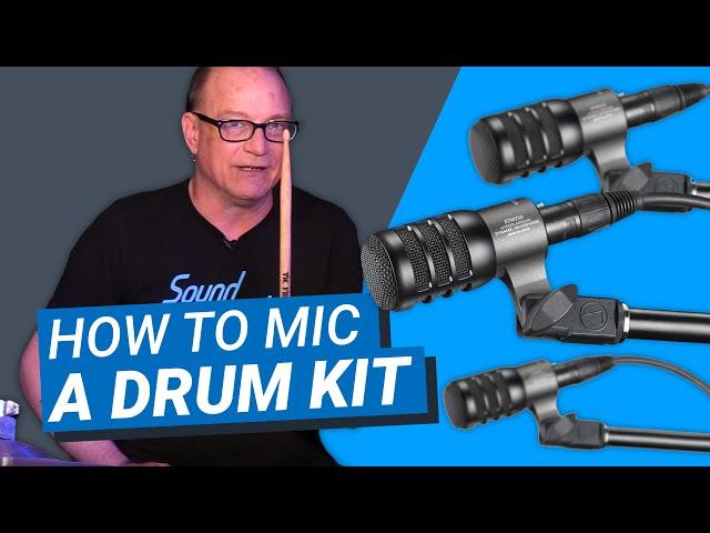 Pro Tips: How to Mic a Drum Kit for a Live Event