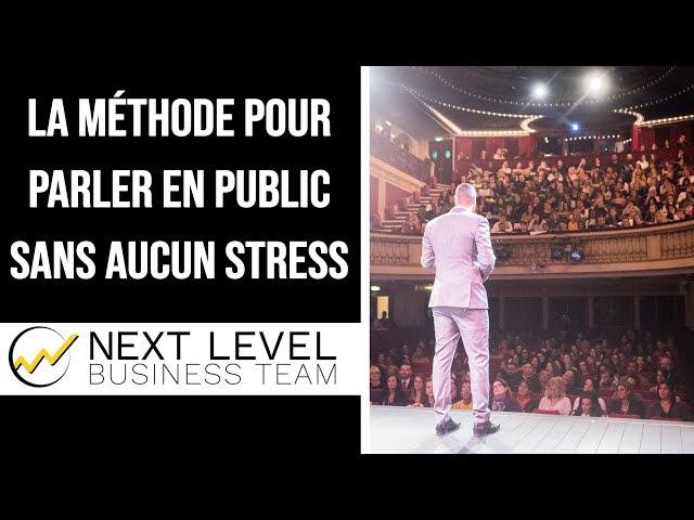 La méthode pour parler en public sans aucun stress