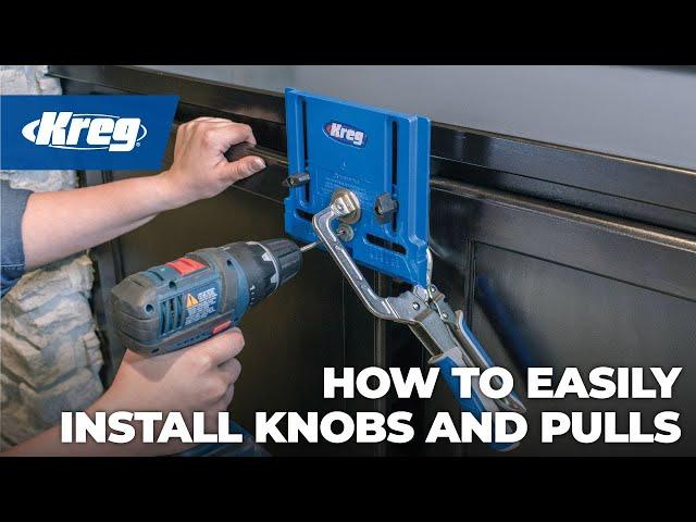 Cabinet Hardware Jig - Easily Install Cabinet Knobs and Pulls