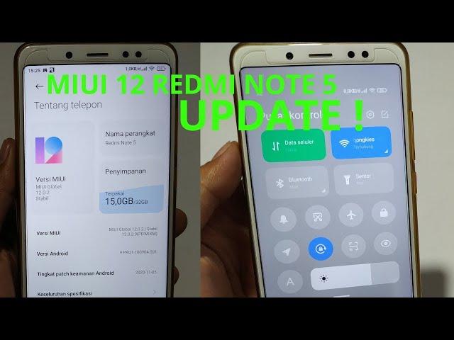 UPDATE MIUI 12 REDMI NOTE 5 (CARA UPDATE PASTI WORK TWRP )