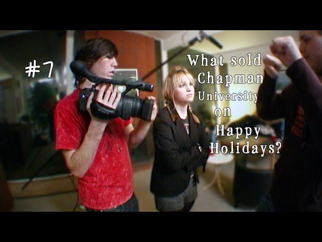 Video #7  - "What sold Chapman on Happy Holidays?" | The No Budget Feature Film School Success Story