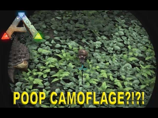 POOP CAMOFLAGE?! - NPC Bush People V4 Bases MOD - Ark Survival Evolved E11 (Gameplay)