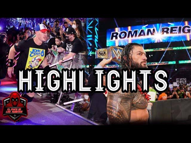 JOHN CENA VS ROMAN REIGNS HIGHLIGHTS