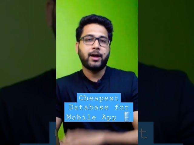 Android Databases. #programming #android #database #firebase #androidstudio  #shorts #youtubeshorts