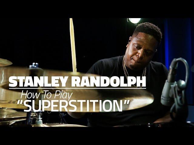 Stanley Randolph: How To Play "Superstition" - Drum Lesson (DRUMEO)