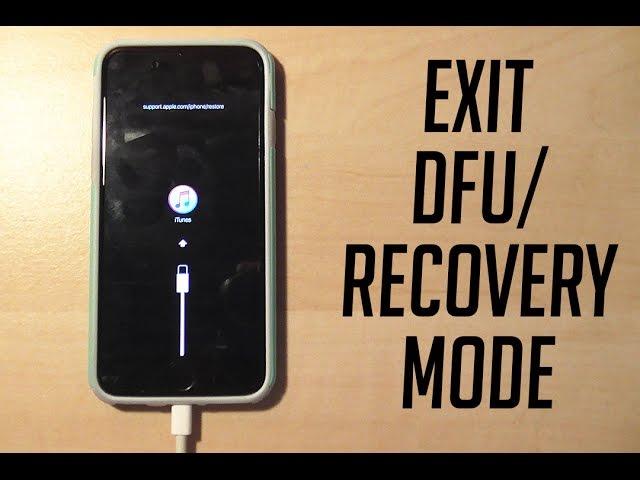 DFU and Recovery mode explained - How to enter and exit them WORKING