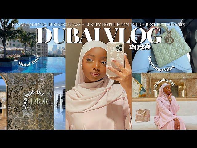 DUBAI VLOG 2023: My 1st Time Flying Business Class + Luxury Hotel Tour + Best Restaurants to Try!