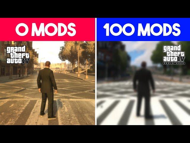 I Remastered GTA 4 With 100 MODS !