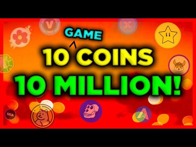 Top 10 GAMING COINS (100x Crypto GEMS) set to EXPLODE! 