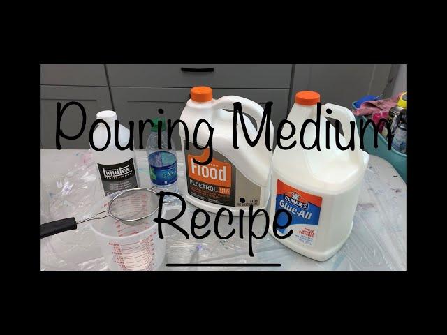 How I Mix My Pouring Medium