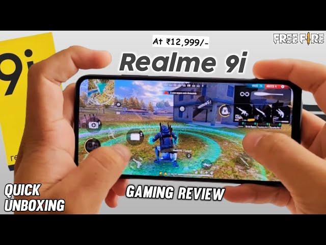 6GB + 64GB | Realme 9i Free Fire Gameplay, Unboxing| Realme 9i Free Fire Test, Ultra graphic