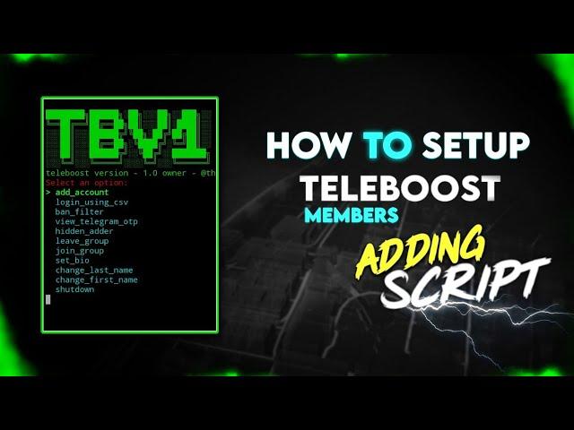 [ 2024 ] How To Set-up teleboost Script In Android  And Add Unlimited Member in Telegram Group