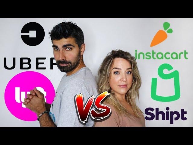 Uber & Lyft vs. Instacart & Shipt | 5 hour competition