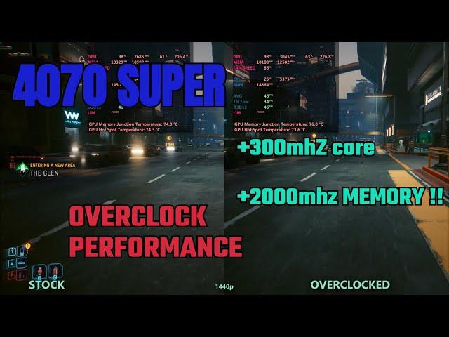 RTX 4070 super Overclocked vs Stock