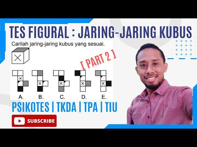 Trik Mudah Tes Figural, Jaring-Jaring Kubus (Part 2) | PSIKOTES, TKDA, TIU, TPA