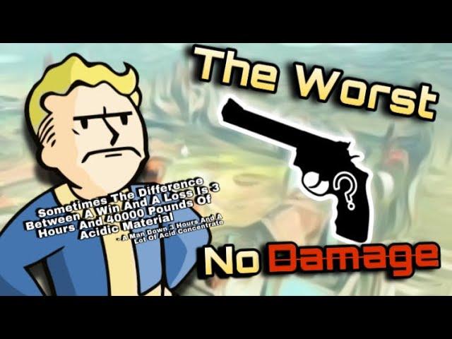 I Beat Fallout 4 With The Worst Gun In The Game