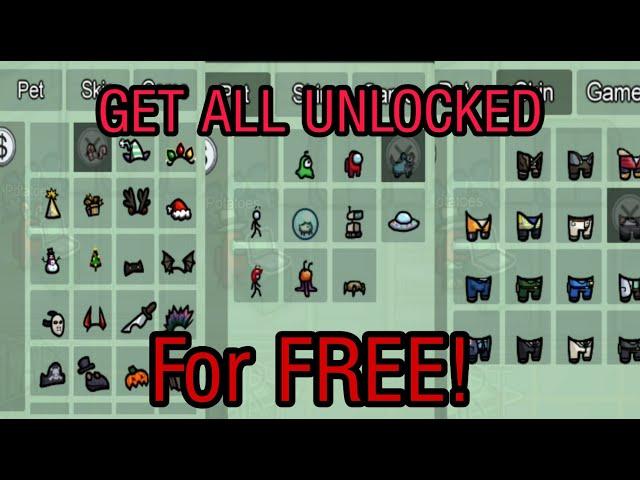 How to get FREE Skins in Among Us | Among Us Mobile Mod apk Download