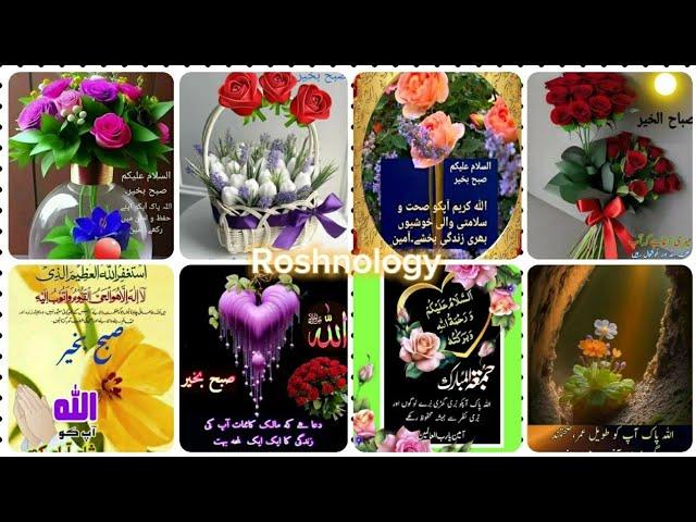 Good Morning WhatsApp Status |With Islamic Urdu Quote Beautiful prayers & Messages| |@roshnology3116