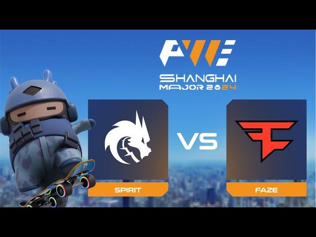 Spirit проти FaZe | PWE Shanghai Major 2024