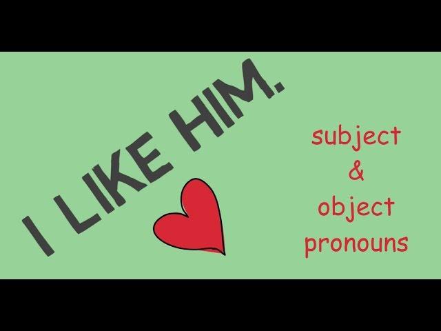 Subject and Object Pronouns ESL