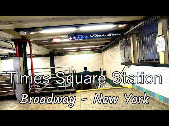 Times Square Subway Station | Riding 7 to Woodside | New York