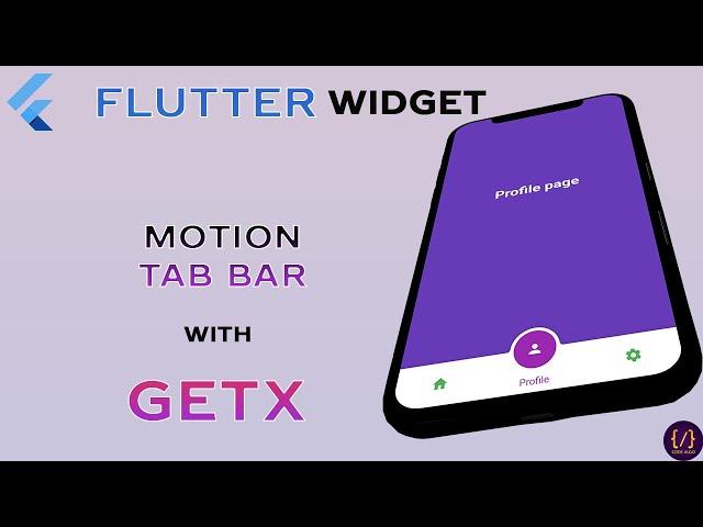 Motion Tab bar using GetX