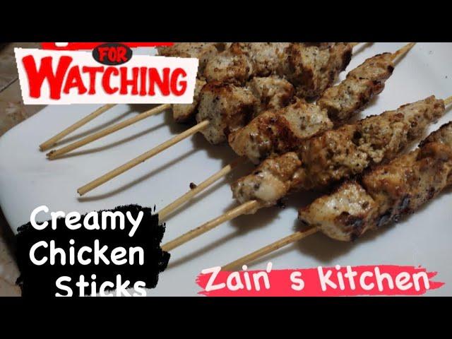 Creamy Chicken sticks Recipe by Zain's Kitchen