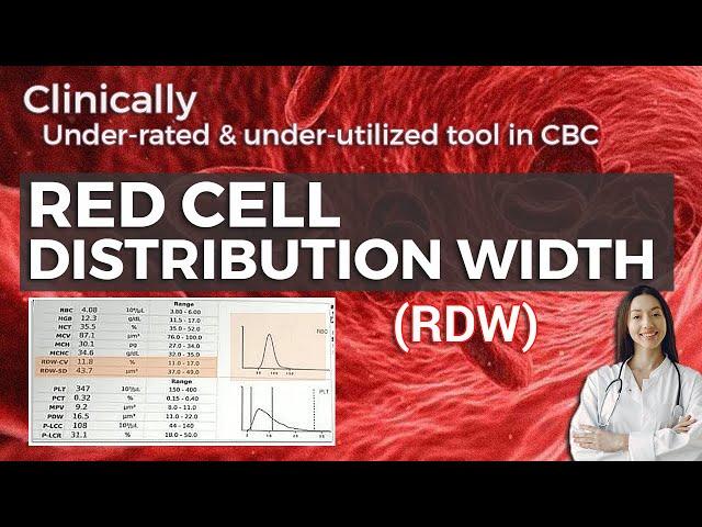 Red cell Distribution Width (RDW) - What is it and what are its uses